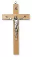 8 inch Pear Wood Crucifix
