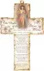 6 Inch Divine Mercy Wood Cross