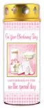 Baby Girl Christening Candle