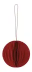 Pack of 2 baubles Red