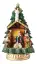 10" Full Colour Holy Family Resin Nativity In Christmas Tree