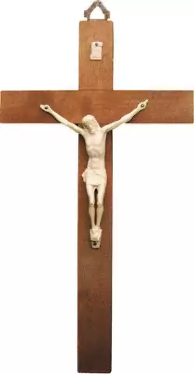 10 Inch Wood Crucifix