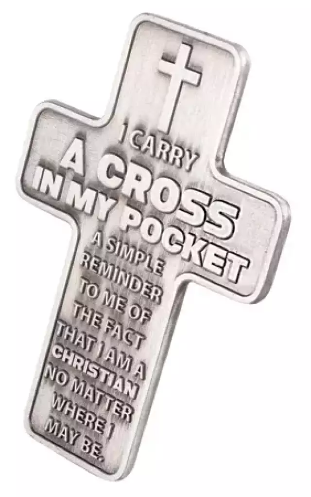 Cross In My Pocket, Prayer Holding Cross, Holding Crosses, Religious  Gifts