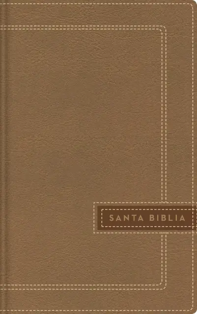 NBLA, Santa Biblia, Una columna con referencias, Letra Grande, Leathersoft, Beige, Palabras de Jesús en Rojo, Comfort Print