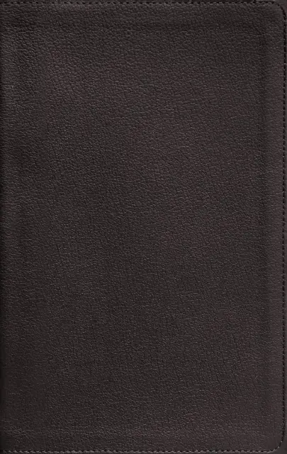 NASB, Personal Size Bible, Large Print, Genuine Leather, Calfskin, Black, Red Letter, 1995 Text, Comfort Print