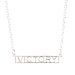 Necklace-Kingdom Words-Victory-Silver Plate