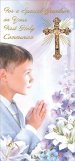 Grandson Communion Boxed Card