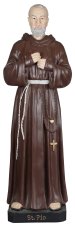 32" Saint Pio Resin Fibreglass Statue