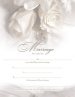 Marriage Certificate (Pk of 6) - Premium, Bronze Foil Embossed