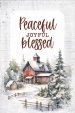 Wall Plaque-Mini Blessings-Peaceful Joyful Blessed (4" x 6")