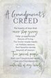 Plaque-Joyful Living-Grandparent's Creed (6 x 9)