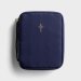 Large Navy Cross Bible Cover