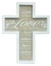 Love is Patient Hanging Wooden Cross