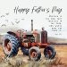 Happy Father's Day Tractor - Greeting Card