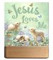 Night Light/Plaque-LED-Jesus Loves Me (7"H)