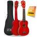 3rd Avenue Soprano Ukulele - Red