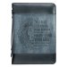 XL Be Strong Lion Two-Tone Bible Cover - Joshua 1:9