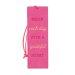 Begin Each Day with a Grateful Heart Pink Faux Leather Bookmark