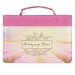 Large Amazing Grace Pink Scenic Faux Leather Bible Cover