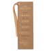 Bookmark-Faux Leather-Give Thanks Psalm 106:1