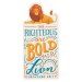 Bookmark Blue Lion The Righteous are Bold Prov. 28:1