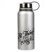 Water Bottle SS Gray All Things are Possible Matt. 19:26