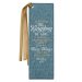 Bookmark Faux Leather Blue Seek First The Kingdom of God Matt. 6:33