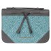 XL Amazing Grace Badge Turquoise/Gray Fashion Bible Cover