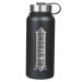 Water Bottle SS Black Be Strong Josh. 1:9