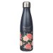 Water Bottle SS Navy Floral Strength & Dignity Prov. 31:25