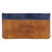 Checkbook Wallet Two-tone Strong & Courageous Josh. 1:9