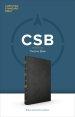 CSB Thinline Bible, Black Genuine Leather