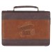 Medium Man of God Brown Two-Tone Classic Bible Cover - 1 Tim. 6:11