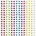 Crystal Glitter Stick-on Stars (Pack of 280)