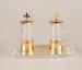 Gilt Finish Cruet Set