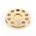 Communion-Goldtone-(Deluxe)-Mini Bread Plate Tray & Bread Disc