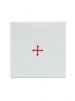 6" x 6" Chalice Pall Red Cross Design