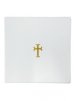 NEW 7" x 7" Chalice Pall - Polycotton - Gold Cross Design