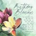 Birthday Blessings Magnolia - Greeting Card