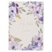 Lavender Floral Faux Leather Giant Print Full-size King James Version Bible with Thumb Index