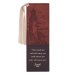 Bookmark Faux Leather Two-tone Brown I Will Carry You Isa. 46:4