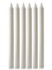 15" x 1 1/8" Advent Candle Set - White - Pack of 6 (over-dipped)