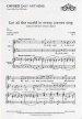 Let All the World in Every Corner Sing: Vocal Score