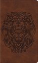 ESV Thinline Bible, Red Letter (TruTone, Brown, Royal Lion Design)