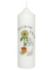 6 1/2" x 2" Grow in the Ways of the Lord Baptism Candle - Single