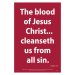 Waterproof Scripture Poster: 1Jn. 1.7