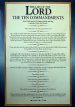 Scripture Passage Poster: The Ten Commandments