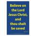 Waterproof Scripture Poster: Ac. 16.31