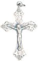 1 3/4" Metal Crucifix