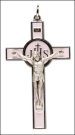 3" Pink Enamel Metal Crucifix